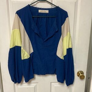 Free People
Beating Hearts Colorblocked Drawstring Top